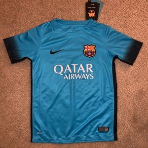 New with Tags, Nike Barcelona Jersey Boys Small